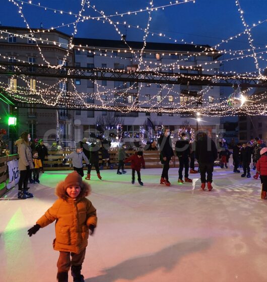 location patinoire mobile synthétique écologique marché de noel france