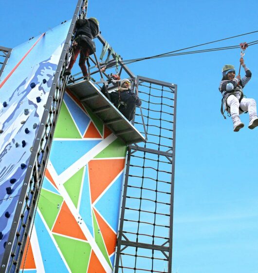 Location tyrolienne hiver