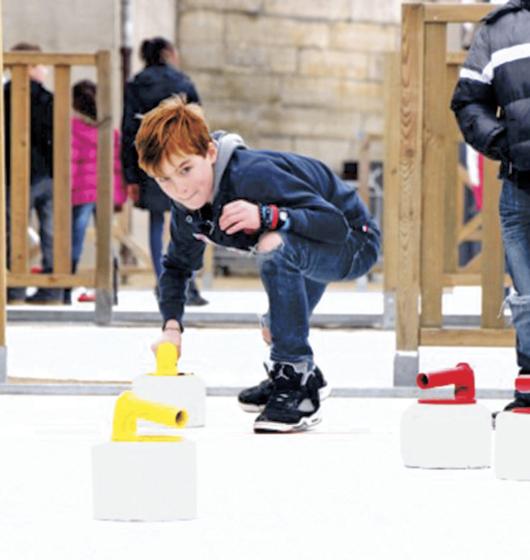 Piste de curling Gliss Event