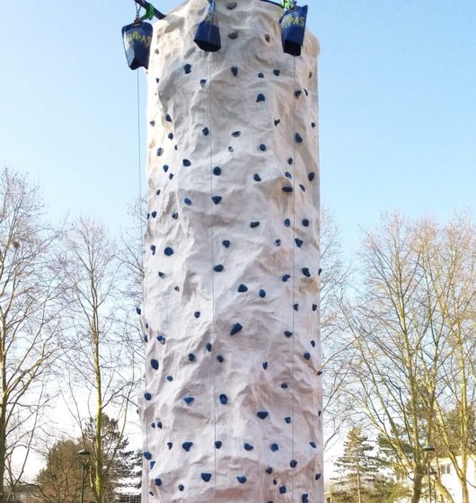 Rocher d'escalade mobile