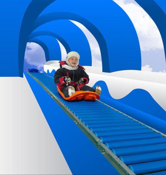 Location piste de luge gonflable