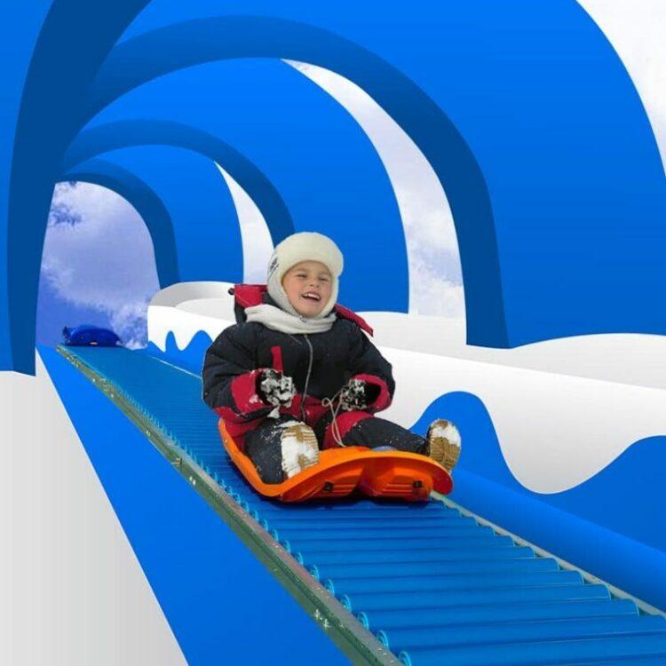 Location piste de luge gonflable