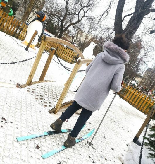 Location piste de ski de fond synthétique