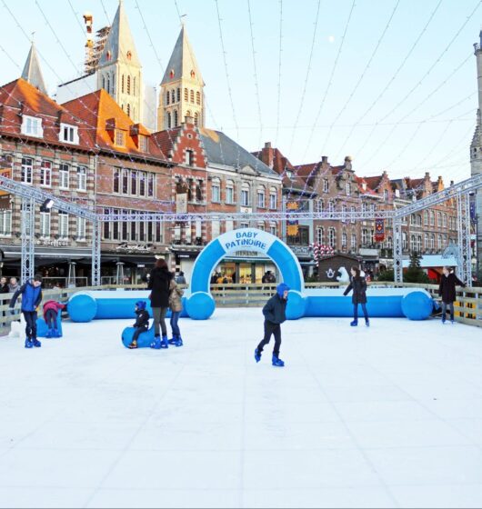 Baby Patinoire synthétique avec boudin