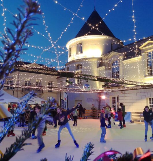 Rideau de LED patinoire ile de france