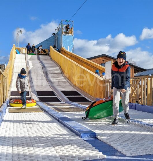 Piste de luge synthétique 3 en 1 escalade tyrolienne location glace écologique nord france