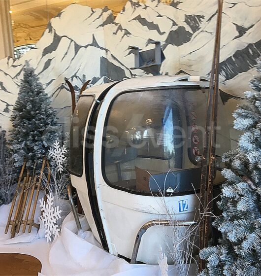 télécabine location hiver décoration noel montagne ski nord france